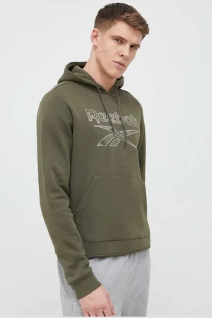 Reebok Felpa uomo con cappuccio