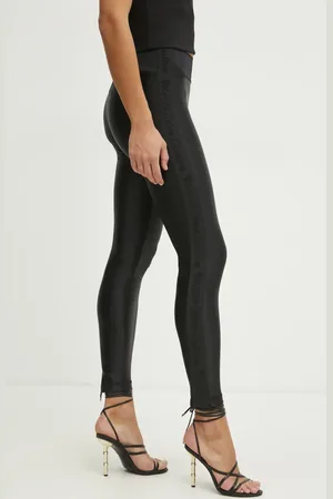 VERSACE Leggings donna colore con applicazione 78HAC114 J0223