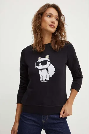Karl Lagerfeld Felpa donna colore con applicazione