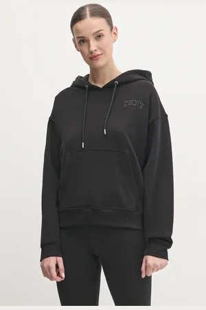 DKNY Felpa donna colore con cappuccio DP4T1097