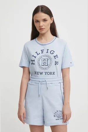 Tommy Hilfiger T-shirt in cotone donna colore WW0WW41575