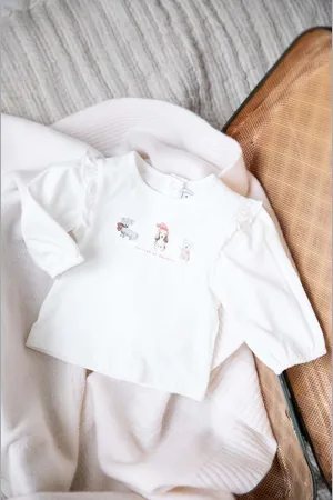 Tartine Et Chocolat Maglietta a maniche lunghe per bambini colore TZ10011