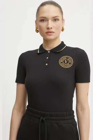 VERSACE Polo in cotone donna colore 78HAGT00 CJ01T
