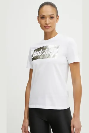 Roberto Cavalli T-shirt in cotone donna colore 78PAHT15 CJ500