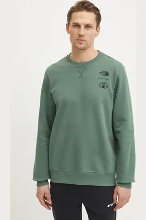 The North Face Felpa in cotone Outdoor Graphic uomo colore NF0A8C21HCH1