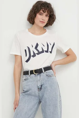 DKNY T-shirt in cotone donna colore