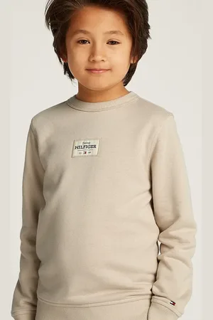 Tommy Hilfiger Felpa per bambini colore con applicazione KB0KB09315