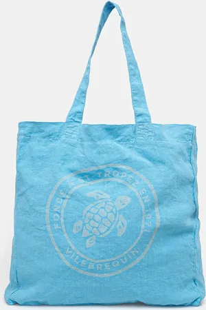 Vilebrequin Borsa di lino BABEL colore BBLU3104