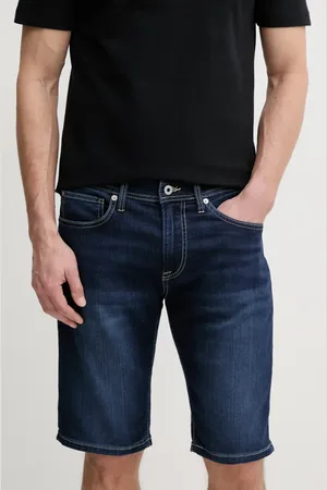 Pepe Jeans Pantaloncini di jeans SLIM GYMDIGO SHORT TRACK uomo colore PM801075EE4