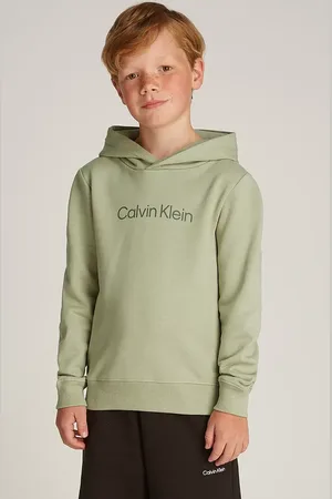 Calvin Klein Felpa in cotone bambino/a 0 colore con cappuccio IU0IU00679