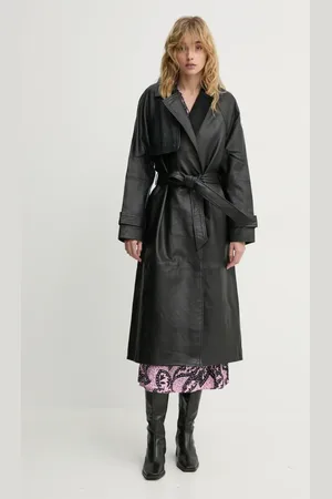 Bruuns Bazaar Cappotto in pelle donna colore BBW4323