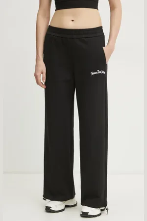 VERSACE Pantaloni della tuta di cotone donna colore con applicazione 78HAAC08 CF00C