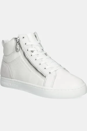 Calvin Klein Sneakers in pelle CLASSIC CUPSOLE ZIP MID IN colore YM0YM01156