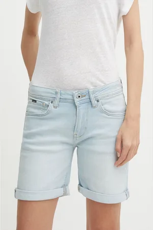 Pepe Jeans Pantaloncini di jeans SLIM SHORT MW donna colore PL801120RH6