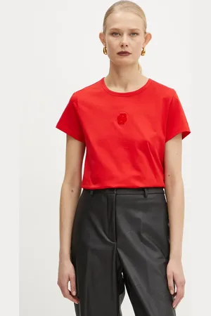 HUGO BOSS T-shirt in cotone donna colore 50534800