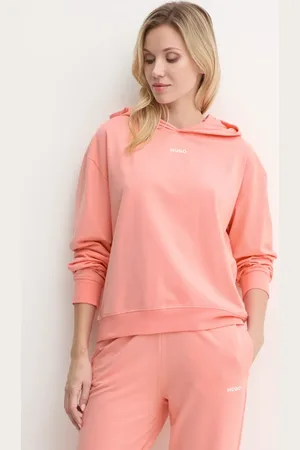 HUGO BOSS Felpa lounge colore con cappuccio 50490594