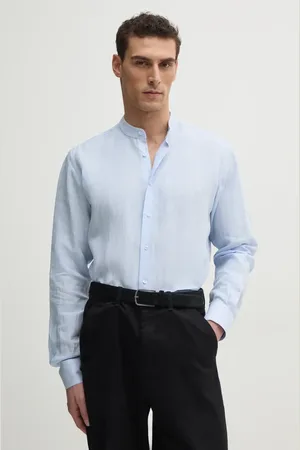Karl Lagerfeld Camicia di lino uomo colore 552667.605035