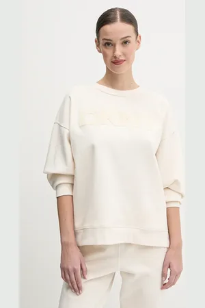 DKNY Felpa donna colore con applicazione DP5T1140