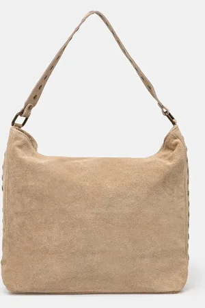 ANSWEAR Borsa in pelle scamosciata colore