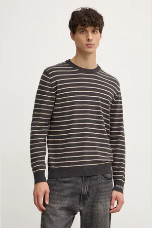 Pepe Jeans Maglione in misto lana NEW ANDRE STRIPES uomo colore PM702479