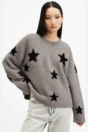 AllSaints Maglione in lana STARLET donna colore blu navy W136KB