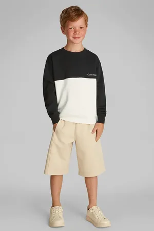 Calvin Klein Felpa in cotone bambino/a colore IB0IB02470
