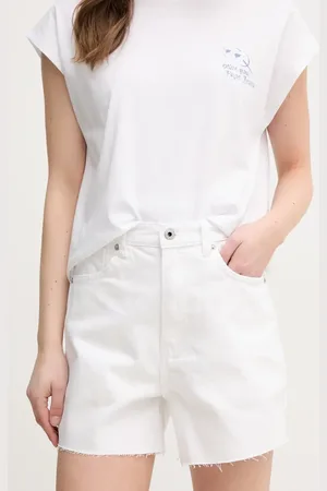 Pepe Jeans Pantaloncini di jeans A-LINE SHORT UHW RACHEL donna colore PL801112TC0