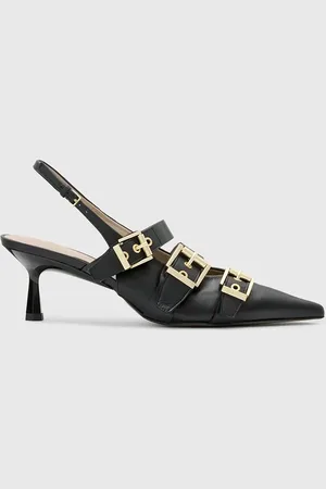 AllSaints Tacchi in pelle Vivian Slingback colore W001FC