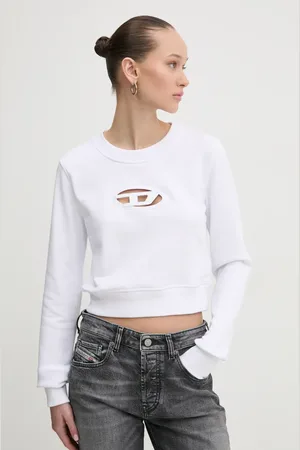 Diesel Felpa F-SLIMMY-OD SWEAT-SHIRT donna colore con applicazione A09931.0GRAC