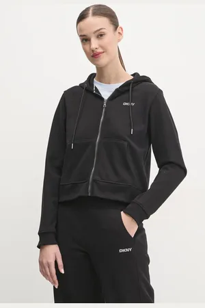 DKNY Felpa donna colore con cappuccio DP5J9508