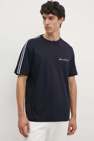 Armani Exchange T-shirt in cotone uomo colore con applicazione 8NZTSG ZJ9AZ