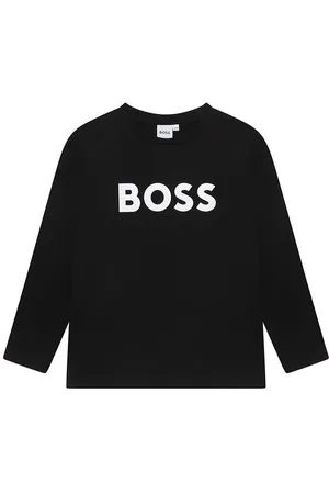 HUGO BOSS Longsleeve in cotone bambino/a