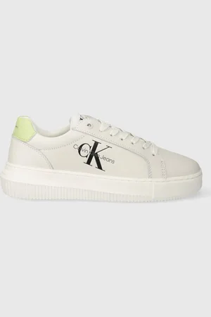 Calvin Klein Sneakers in pelle YW0YW00823 CHUNKY CUPSOLE MONOLOGO W colore YW0YW00823