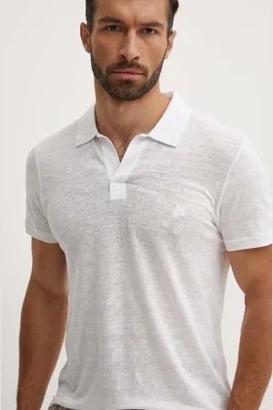Vilebrequin Polo in lino PYRAMID colore PYRE9O00