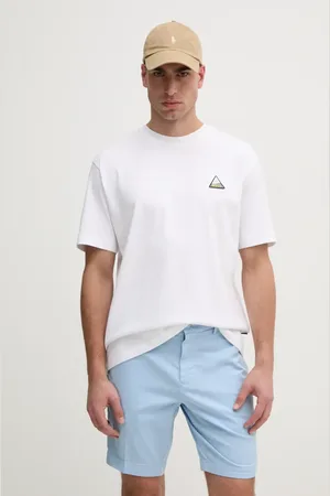 HUGO BOSS T-shirt in cotone uomo colore con applicazione 50539195