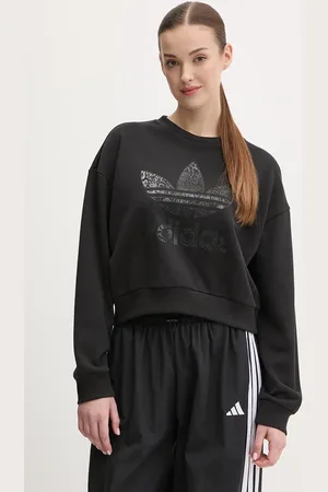 adidas Felpa in cotone SNAKE CREW donna colore JN7291