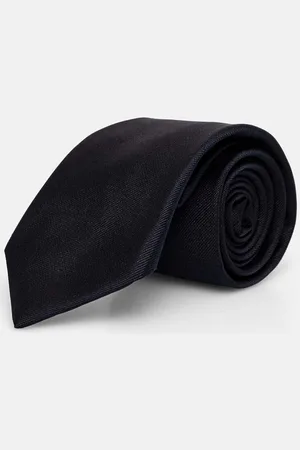HUGO BOSS Cravatta in seta colore nero 50480283