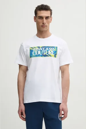 VERSACE T-shirt in cotone uomo colore 78GAHE04 CJ00E