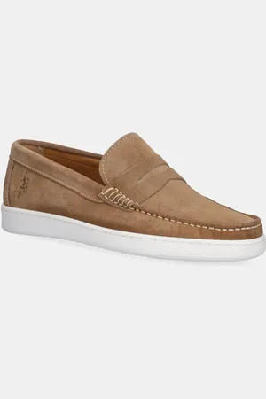 U.S. Polo Assn. Mocassini in camoscio MIGUEL002M/5S1 uomo colore MIGUEL