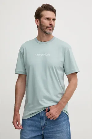 Calvin Klein T-shirt in cotone uomo colore violetto