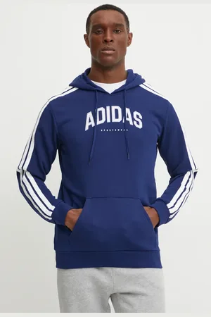 adidas Felpa Collegiate uomo colore con cappuccio JV6502