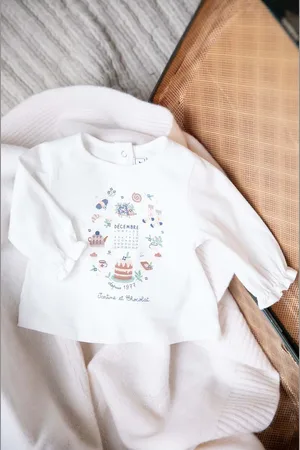 Tartine Et Chocolat Maglietta a maniche lunghe per bambini colore TZ10021