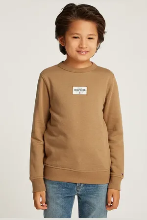 Tommy Hilfiger Felpa per bambini colore con applicazione KB0KB09315