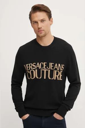VERSACE Maglione in lana uomo colore 77GAFM01 CMH80