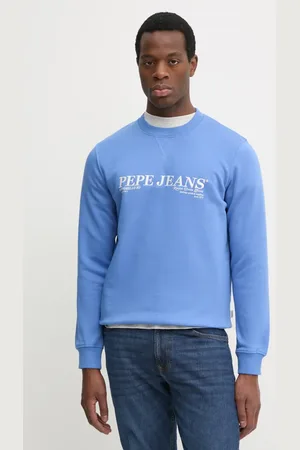 Pepe Jeans Felpa DYLAN CREW uomo colore con applicazione PM582756