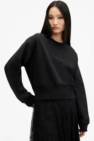 AllSaints Felpa in cotone FERN EMB donna colore con applicazione W125JB