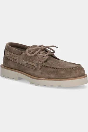 AllSaints Scarpe in camoscio Skiff Suede Shoe uomo colore verde M012FC