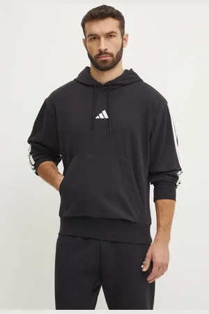 adidas Felpa Essentials uomo colore con cappuccio con applicazione JD1874
