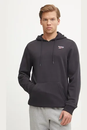 Reebok Felpa uomo colore con cappuccio 100221784
