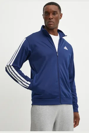 adidas Felpa 3-Stripes uomo colore con applicazione JI8817